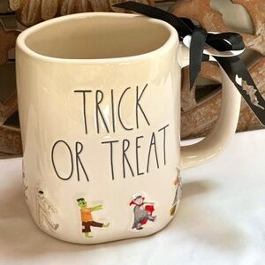 RAE DUNN Trick Or Treat Halloween Character Mug New Release!